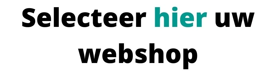 Selecteer Webshop voor Kieskeurig.nl/be datafeed 